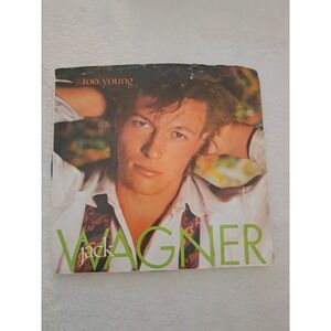 Jack Wagner Too Young 7" Vinyl Single 45 RPM 1985 Qwest Records Picture Sleeve